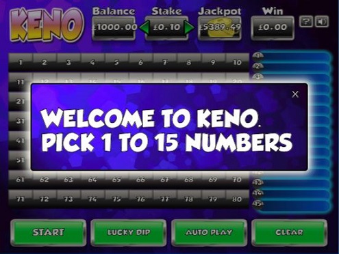 Keno at HappyLuke Vietnam online game casino